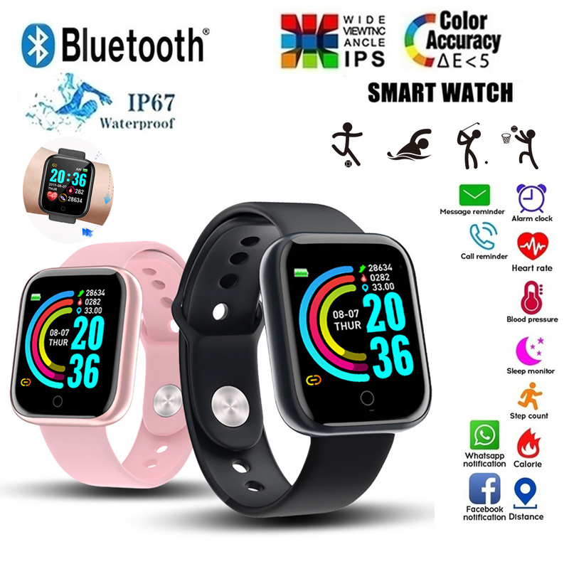 Smartwatch Faces - Reloj inteligente D20, resistente al agua,