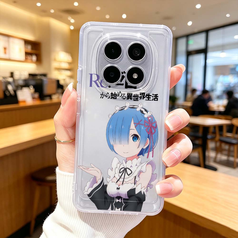 Xiaomi Poco X6 - Funda Protectora Transparente para Teléfono con