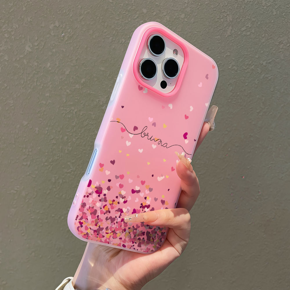 Samsung Galaxy S25 - Funda de Teléfono con Corazones Pequeños