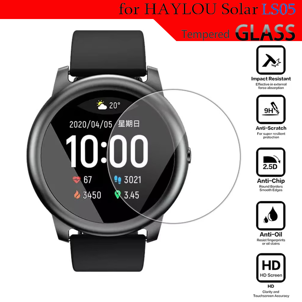 Smartwatch Watch Accessories - Vidrio templado para HayLou Solar LS05,