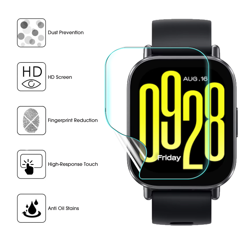 Smartwatch Watch Accessories - Película de hidrogel para Xiaomi Redmi