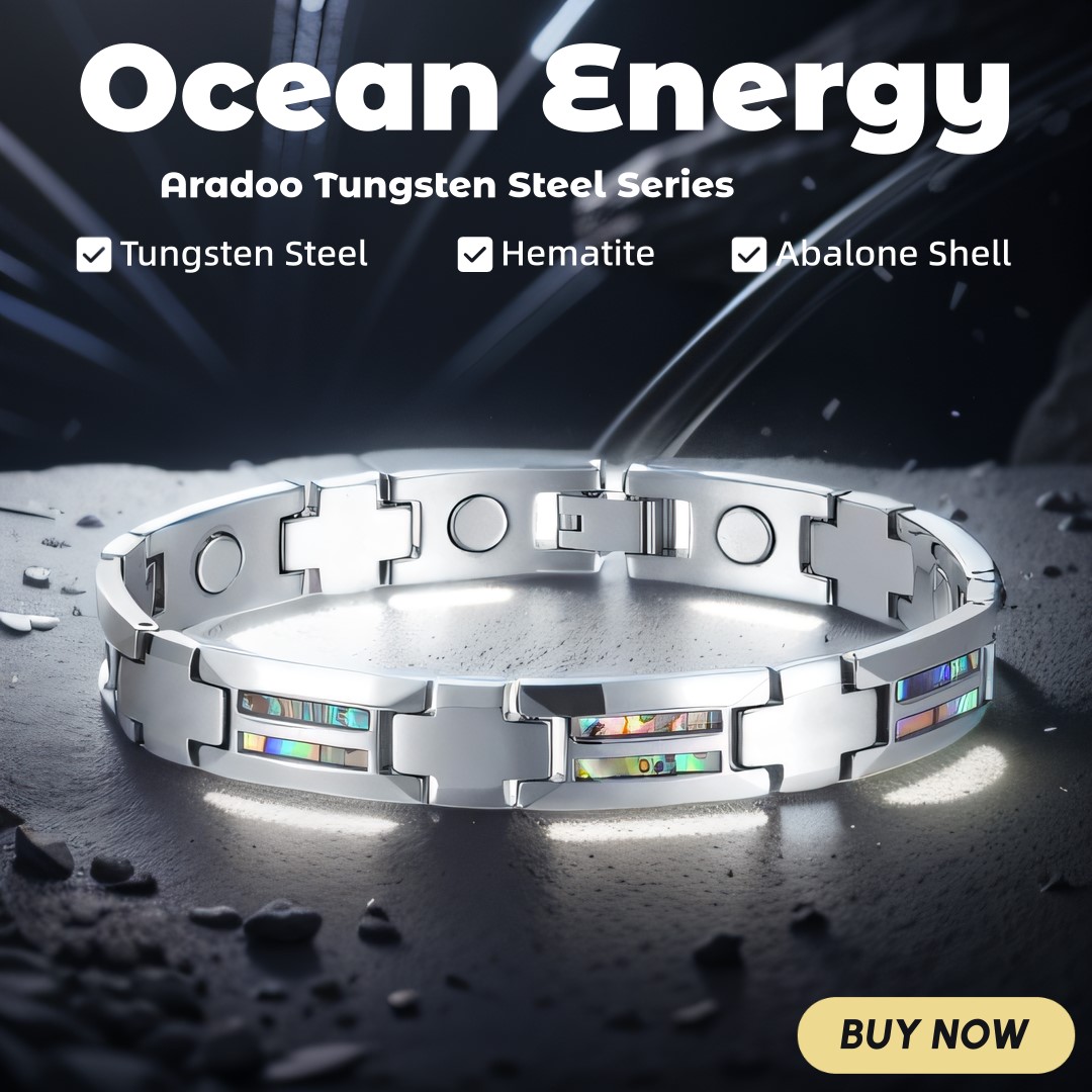 Ceramic Link Bracelet - Pulseras de acero de tungsteno con