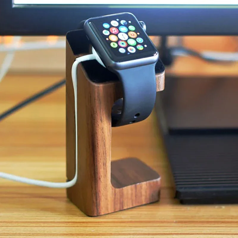 Soporte de madera para cargado - Smartwatch Watch Accessories reseña y precio