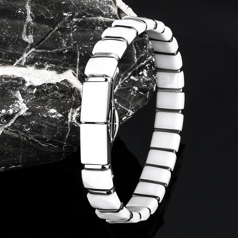 Pulseras y brazaletes de salud - Ceramic Link Bracelet reseña y precio
