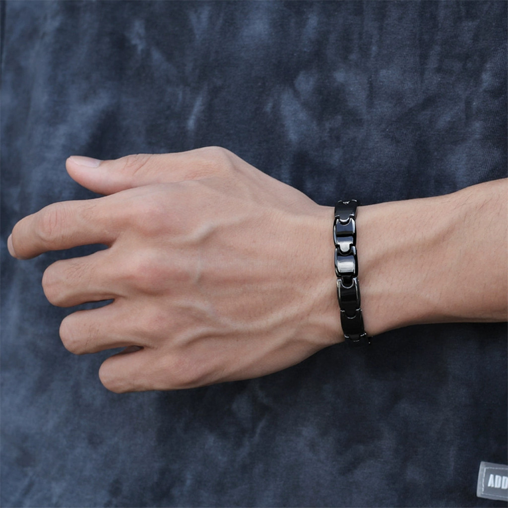 Aradoo Premium Cerámica Hemati - Ceramic Link Bracelet reseña y precio