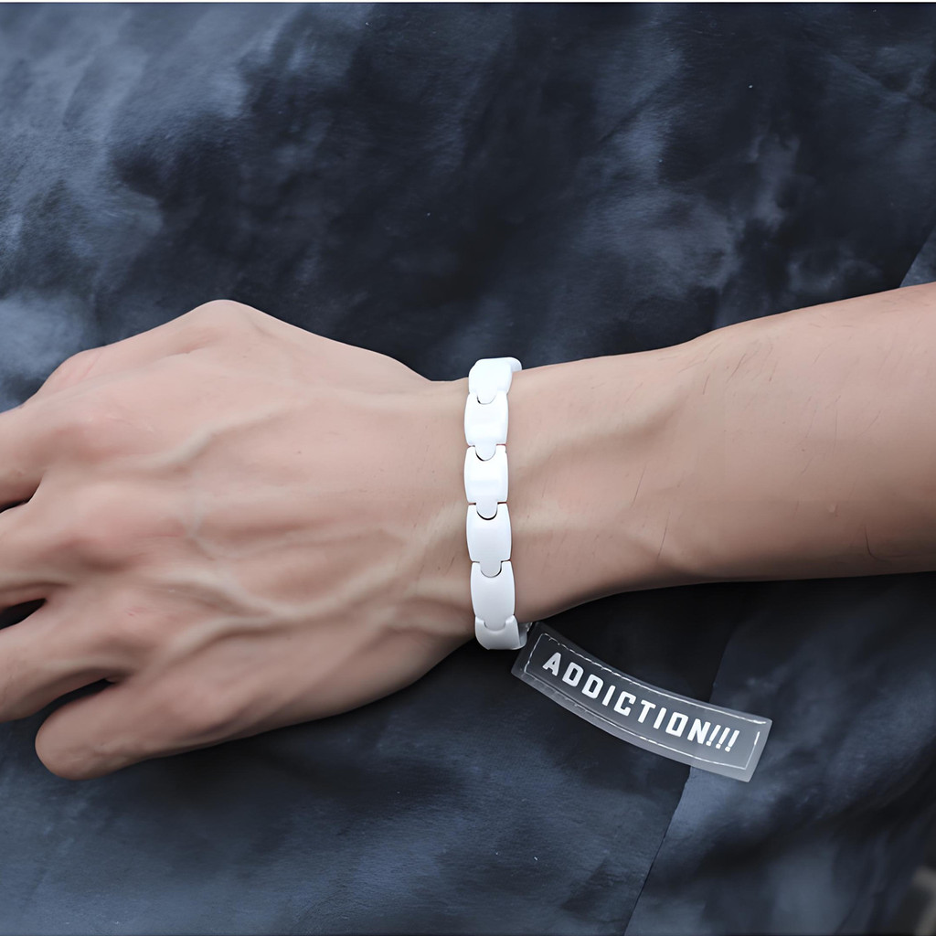 Aradoo Premium Cerámica Hemati - Ceramic Link Bracelet reseña y precio