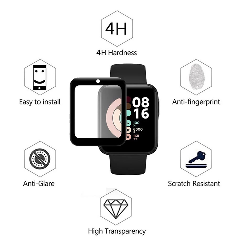 2 uds vidrio templado para Red - Smart Watch Accessories reseña y precio