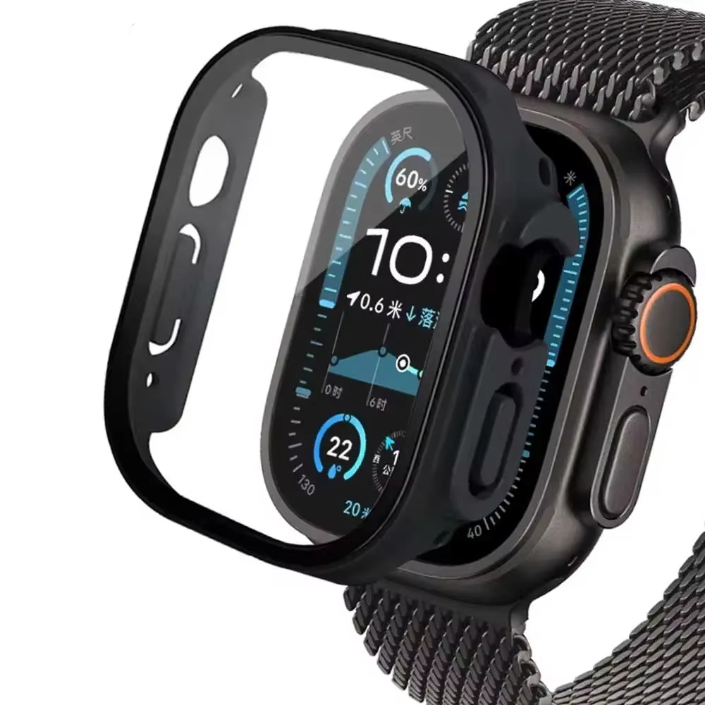 Vidrio + funda para Apple Watc - Smartwatch Band Accessories reseña y precio
