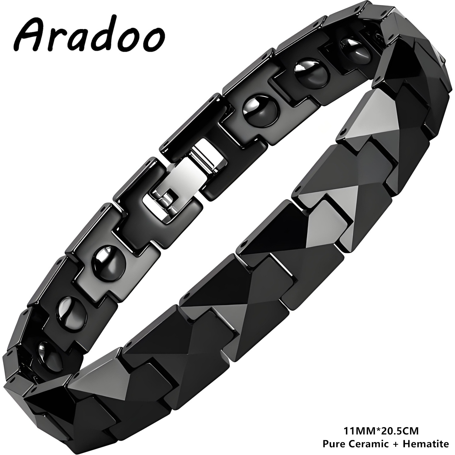 ARADOO Pulsera de cerámica pre - Ceramic Link Bracelet reseña y precio