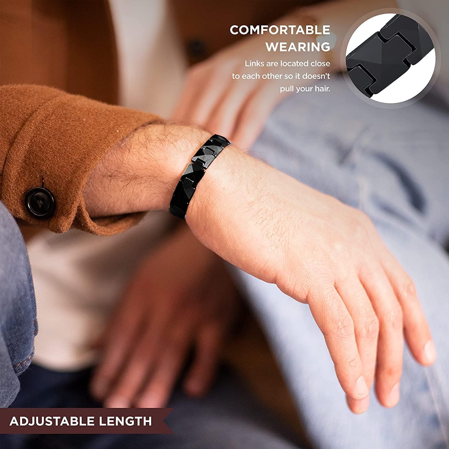 ARADOO Pulsera de cerámica pre - Ceramic Link Bracelet reseña y precio