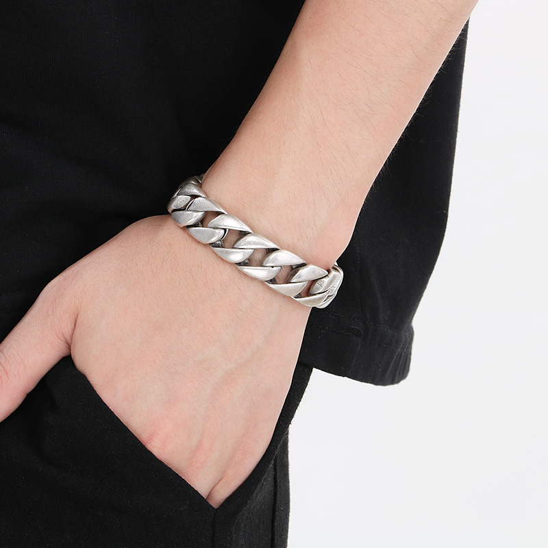 KALEN-pulsera de cadena cubana - Ceramic Link Bracelet reseña y precio