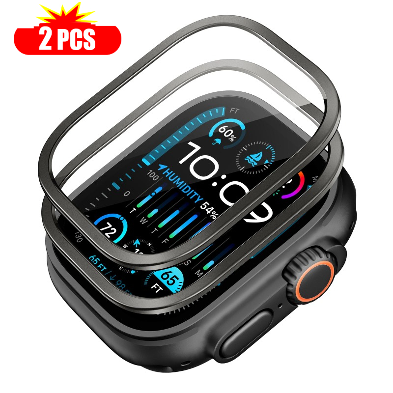 2 uds vidrio templado para App - Smartwatch Watch Accessories reseña y precio