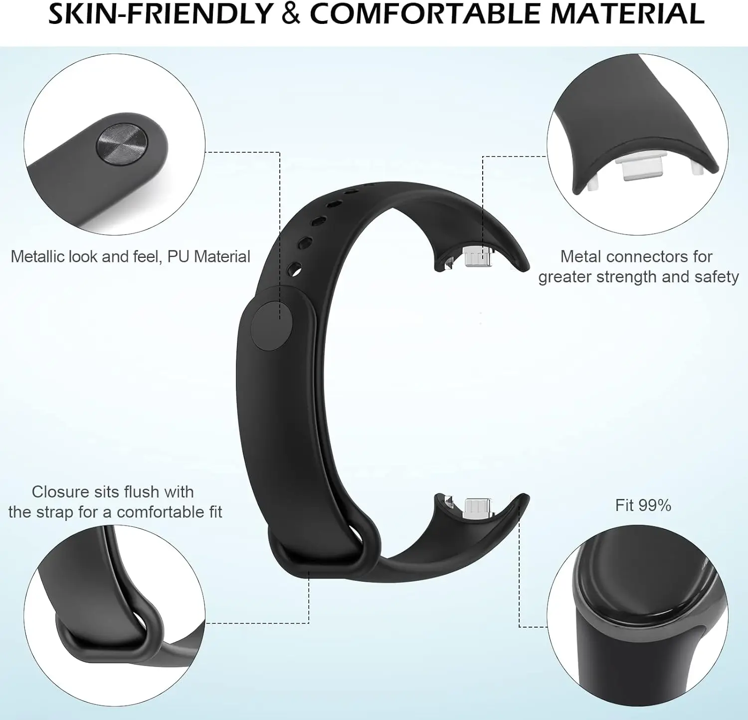Paquete de 3 Correas de Silico - Smartwatch Band Accessories reseña y precio