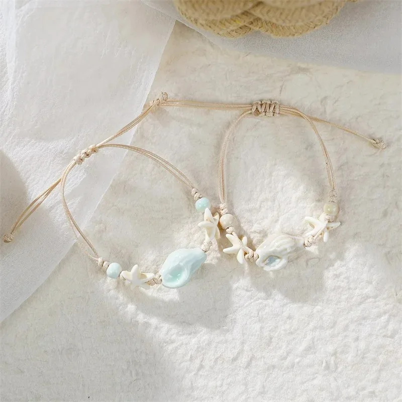Pulseras bohemias con cuentas  - Ceramic Link Bracelet reseña y precio