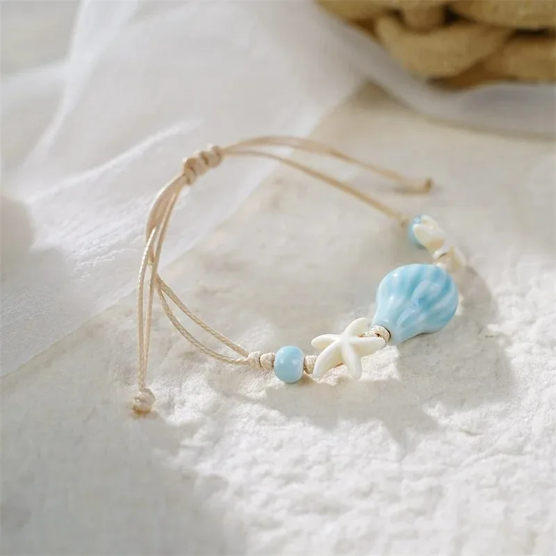 Pulseras bohemias con cuentas  - Ceramic Link Bracelet reseña y precio
