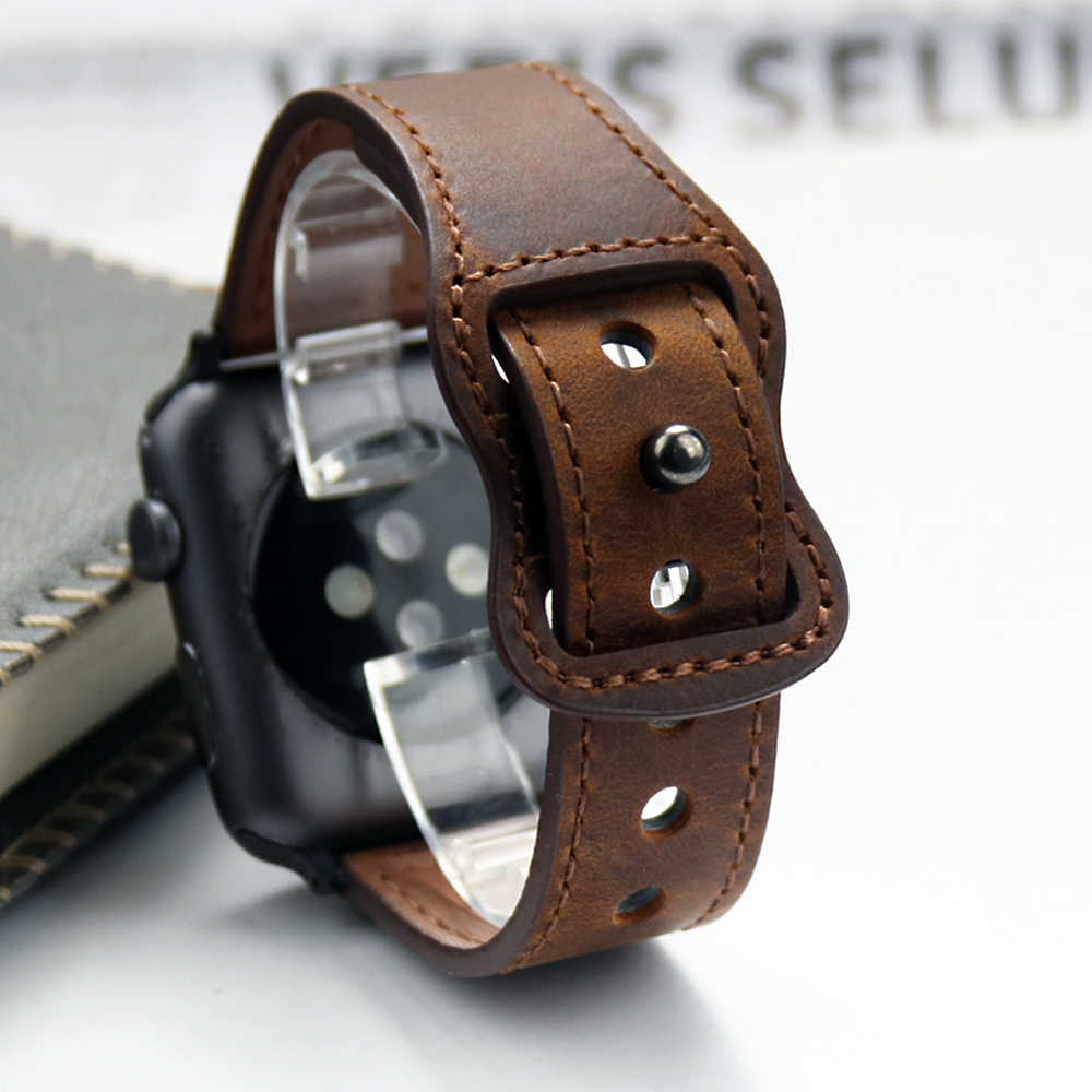 Correa de cuero genuino para A - Smartwatch Accessories Shop reseña y precio